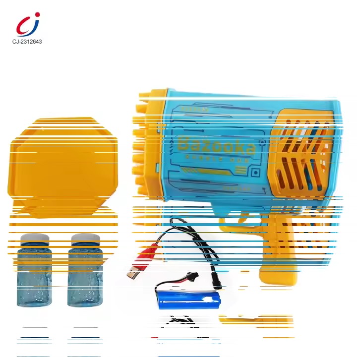Automatic Bubble Blower Maker Gun Kids Toy Juquetes Bubble Gun Rocket Bazooka Launcher Bubble Machine Guns 69 - Image 2