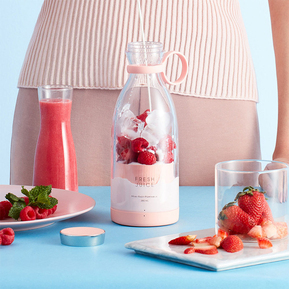 500ML Portable Electric Fruit Juicer USB Rechargeable Machine Sports Mini Bottle Juicing Blender - Image 5