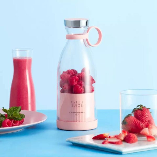 500ML Portable Electric Fruit Juicer USB Rechargeable Machine Sports Mini Bottle Juicing Blender