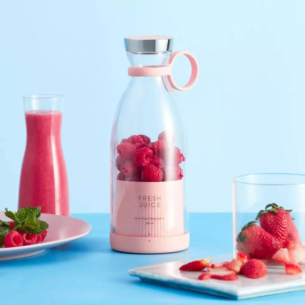 500ML Portable Electric Fruit Juicer USB Rechargeable Machine Sports Mini Bottle Juicing Blender