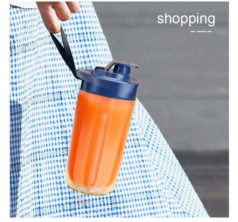 High Quality 400ml Mini Electric Portable Juicer USB Rechargeable Travel Blender with PC Blades Cup Mixer Popular Fruit Juicer - Image 5