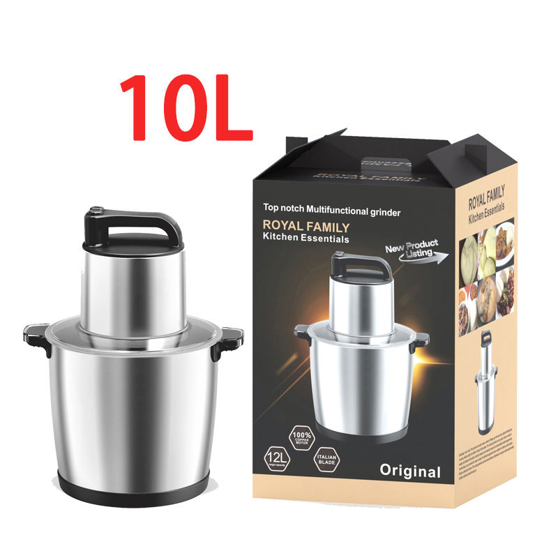 Stainless Steel Fufu Yam Pounding Machine Big Meat Grinder Electric Yam Pounder 6L 10L 12l Meat Chopper