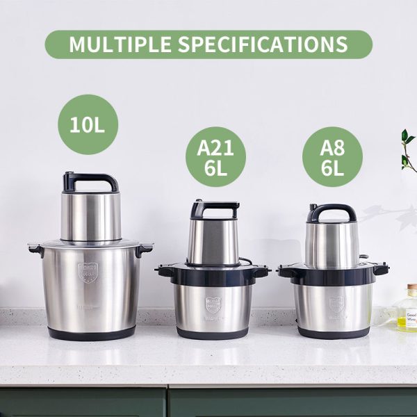 Stainless Steel Fufu Yam Pounding Machine Big Meat Grinder Electric Yam Pounder 6L 10L 12l Meat Chopper - Image 5