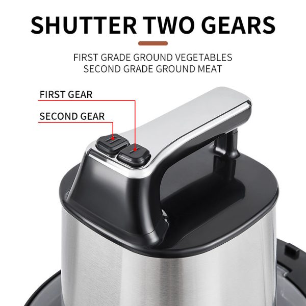 Stainless Steel Fufu Yam Pounding Machine Big Meat Grinder Electric Yam Pounder 6L 10L 12l Meat Chopper - Image 4